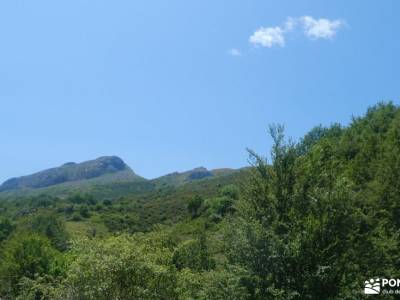 Parque Natural Montaña Palentina;pasarelas del rio mao laguna de taravilla cascada del hornillo puen